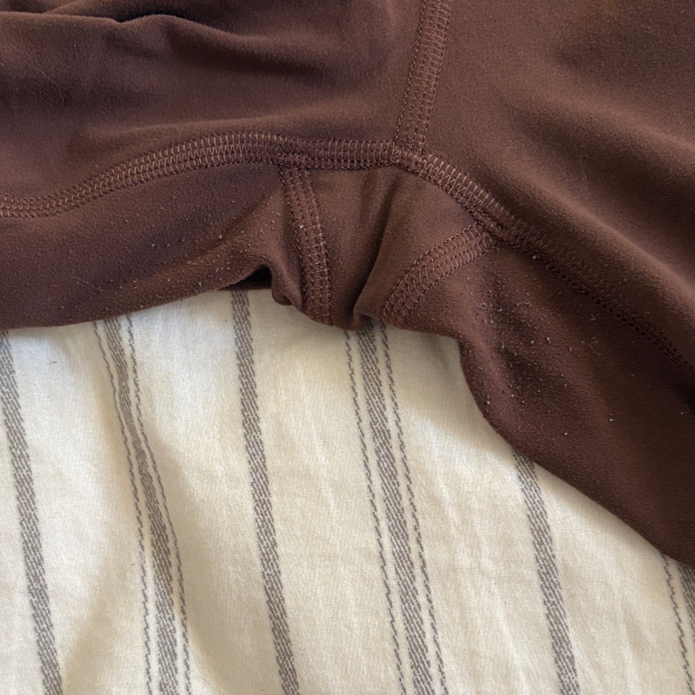Lululemon Athletica Chocolate Brown Flare Pants - Picture 2 of 3